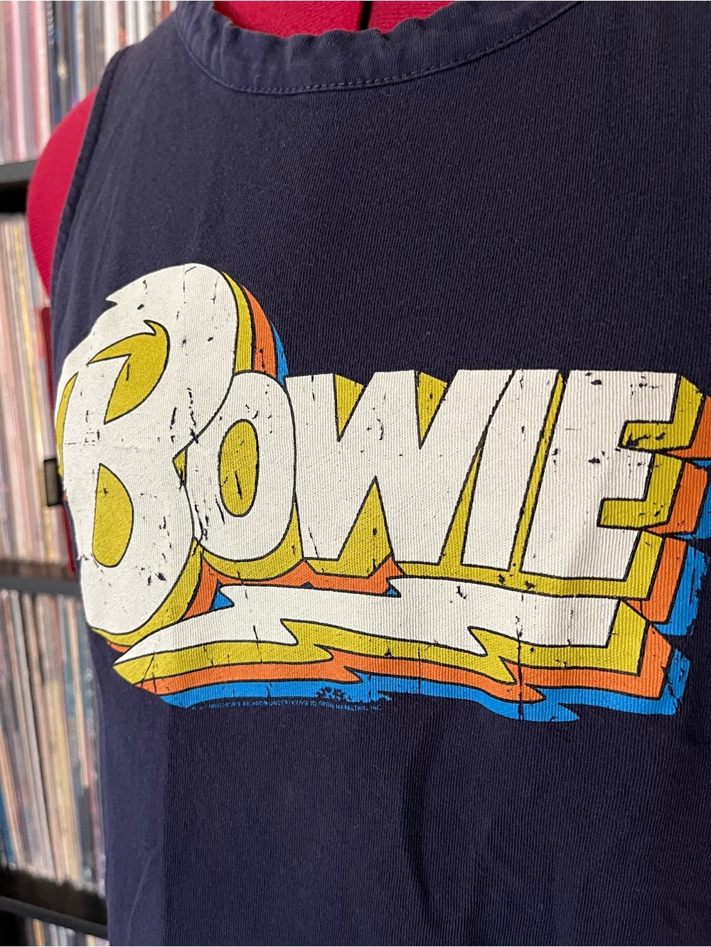 Chaser BOWIE tank top M cotton David Ziggy stardust - Picture 5 of 8